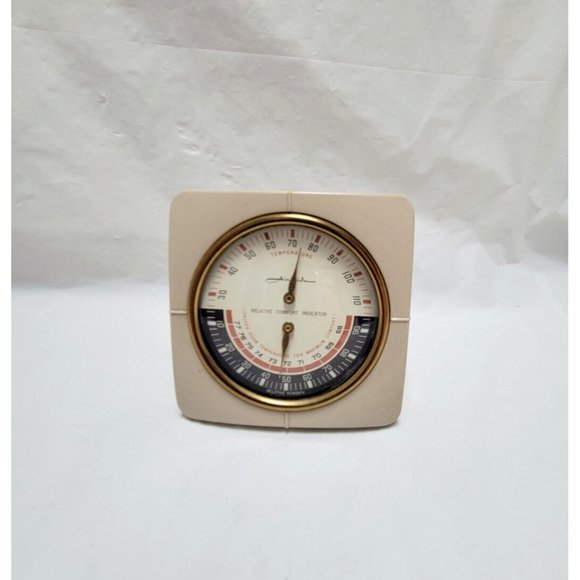 Vintage Airguide RELATIVE COMFORT INDICATOR Table Top Model Humidity Temperature - Picture 1 of 9